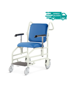 Portering Chair, Front Steer, Nesting, Sliding Foot Rest (G/305/FS/VBB)