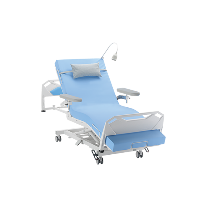5LK/93-A4-01
Shown with optional mattress, relax pillow,
light, headrest, armrests & footrests