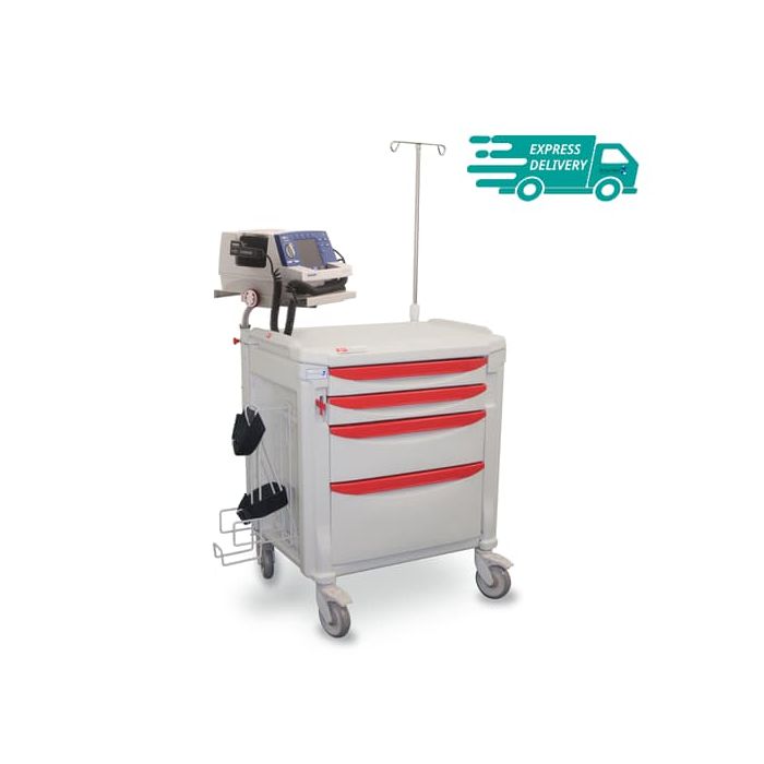 Resuscitation cart Polymer, Metro Flexline™
