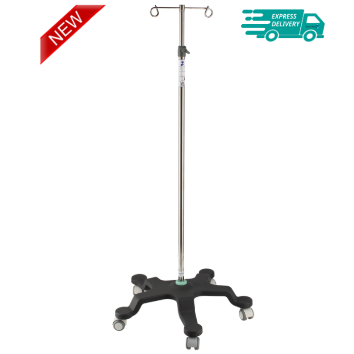 Mobile infusion stands, polyurethane, nesting, easy clean (IS/P/N/2H/SP)