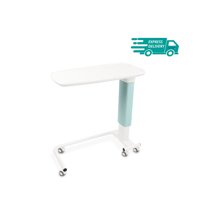 Overchair table in polymer for easy clean, height adjustable (OCP/SP/S)