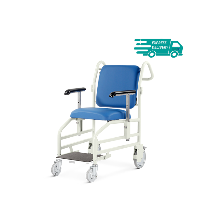 Portering Chair, Front Steer, Nesting, Sliding Foot Rest (G/305/FS/VBB)