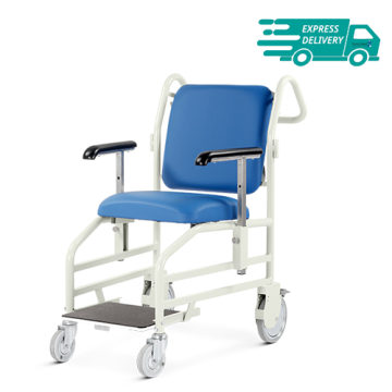 Portering Chair, Front Steer, Nesting, Sliding Foot Rest (G/305/FS/VBB)