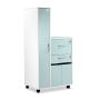 Bedside Cabinet / Wardrobe Combination - Single Upper Drawer