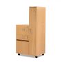 Bedside Cabinet / Wardrobe Combination - Single Upper Drawer