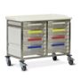 Stainless Steel, Low Level, Double Column