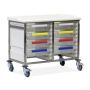 Stainless Steel, Low Level, Double Column