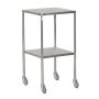 Fixed Shelves, Sides Down, Stainless Steel, 450mm Deep