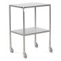 Fixed Shelves, Sides Down, Stainless Steel, 450mm Deep