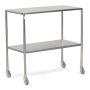Fixed Shelves, Sides Down, Stainless Steel, 450mm Deep