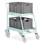 Medical Records Trolleys - Transfer, Double Box, Extending