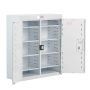 Drug & Medicine Cabinets - Deep Shelves, Double Door, Single Lock