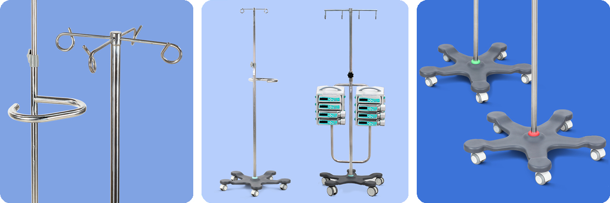 Mobile Infusion & Pump Stands